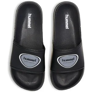 HUMMEL Herren_Badeslipper_POOL_SLIDE_BADGE 224172 2001 BLACK