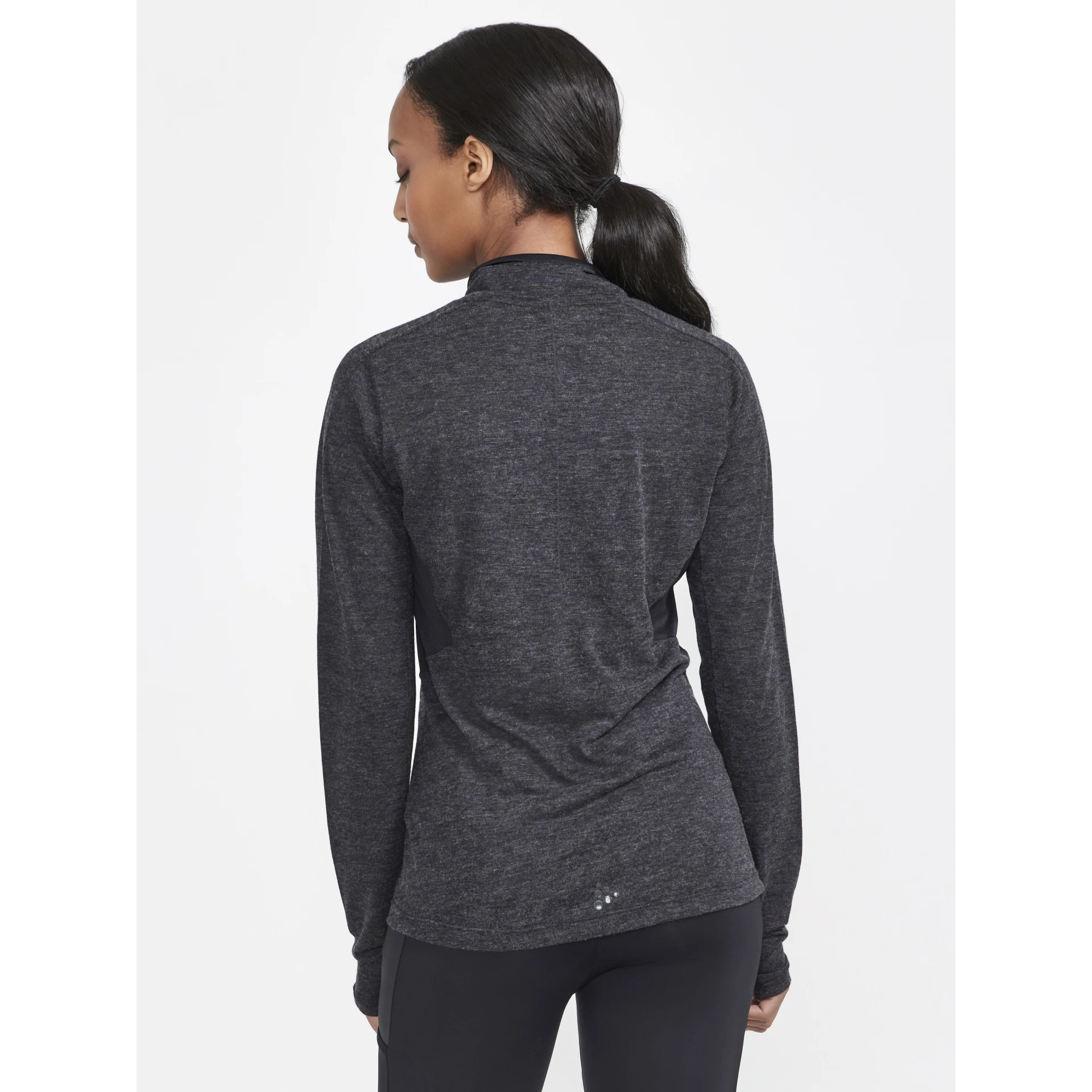 CRAFT ADV_SubZ_Wool_LS_Tee_2_W 1911314 999000 BLACK