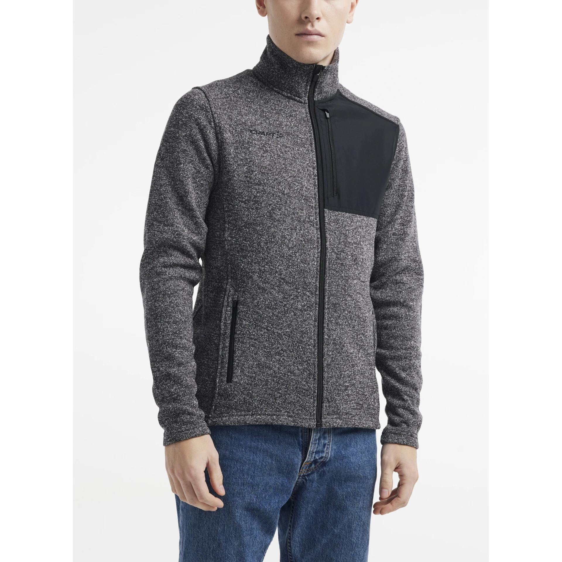 CRAFT ADV_Explore_Heavy_Fleece_Jacket_M 1912218 998000 BLACK MELANGE