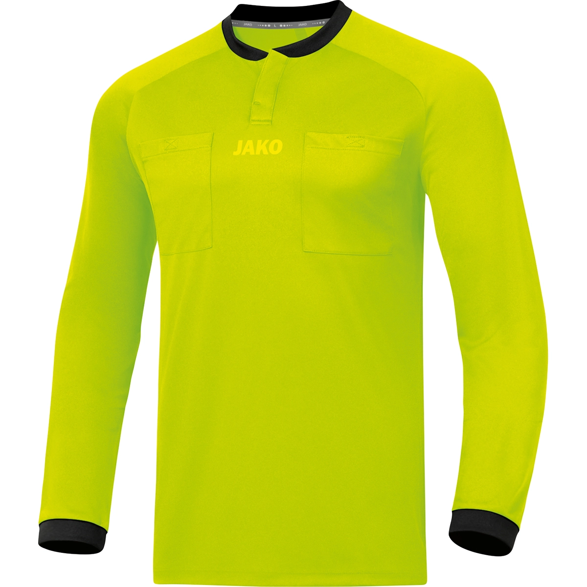 JAKO Fussball___Teamsport_Textil___Trikots_Schiedsrichter_Trikot_langarm 4371 03 lemon