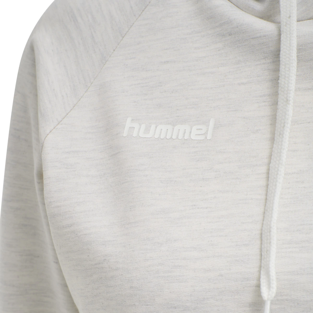 HUMMEL Damen_Kapuzensweat_GO 203510 9158 EGRET MELANGE