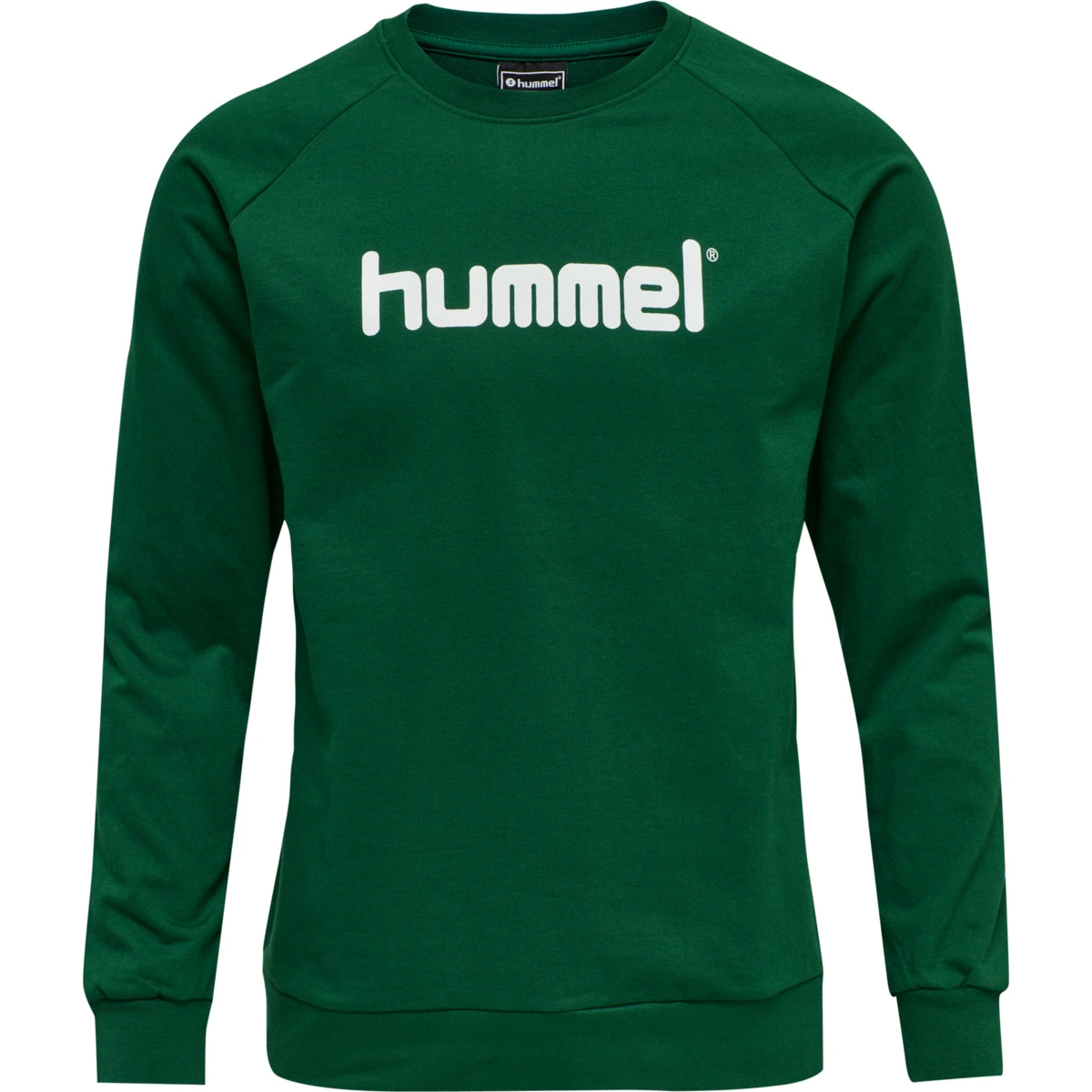 HUMMEL Damen_Sweatshirt_HMLGO_COTTON_LOGO 203519 6140 EVERGREEN