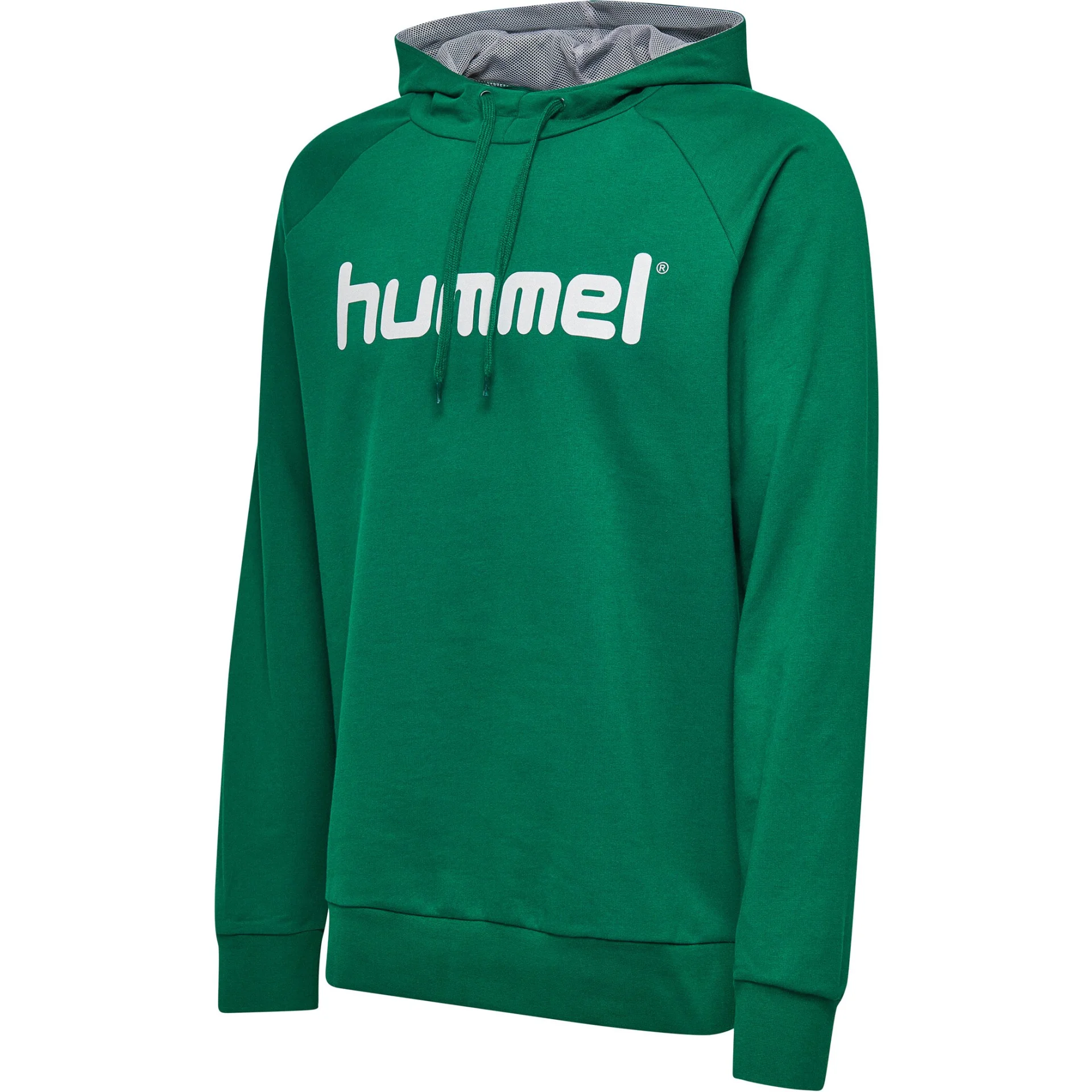HUMMEL Fussball___Teamsport_Textil___Sweatshirts_Cotton_Logo_Hoody_Schwar 203511 6140 EVERGREEN