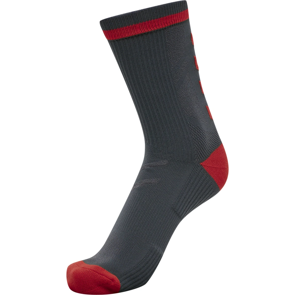 HUMMEL ELITE_INDOOR_SOCK_LOW_PA 211149 2367 EBONY/FLAME SCARLET