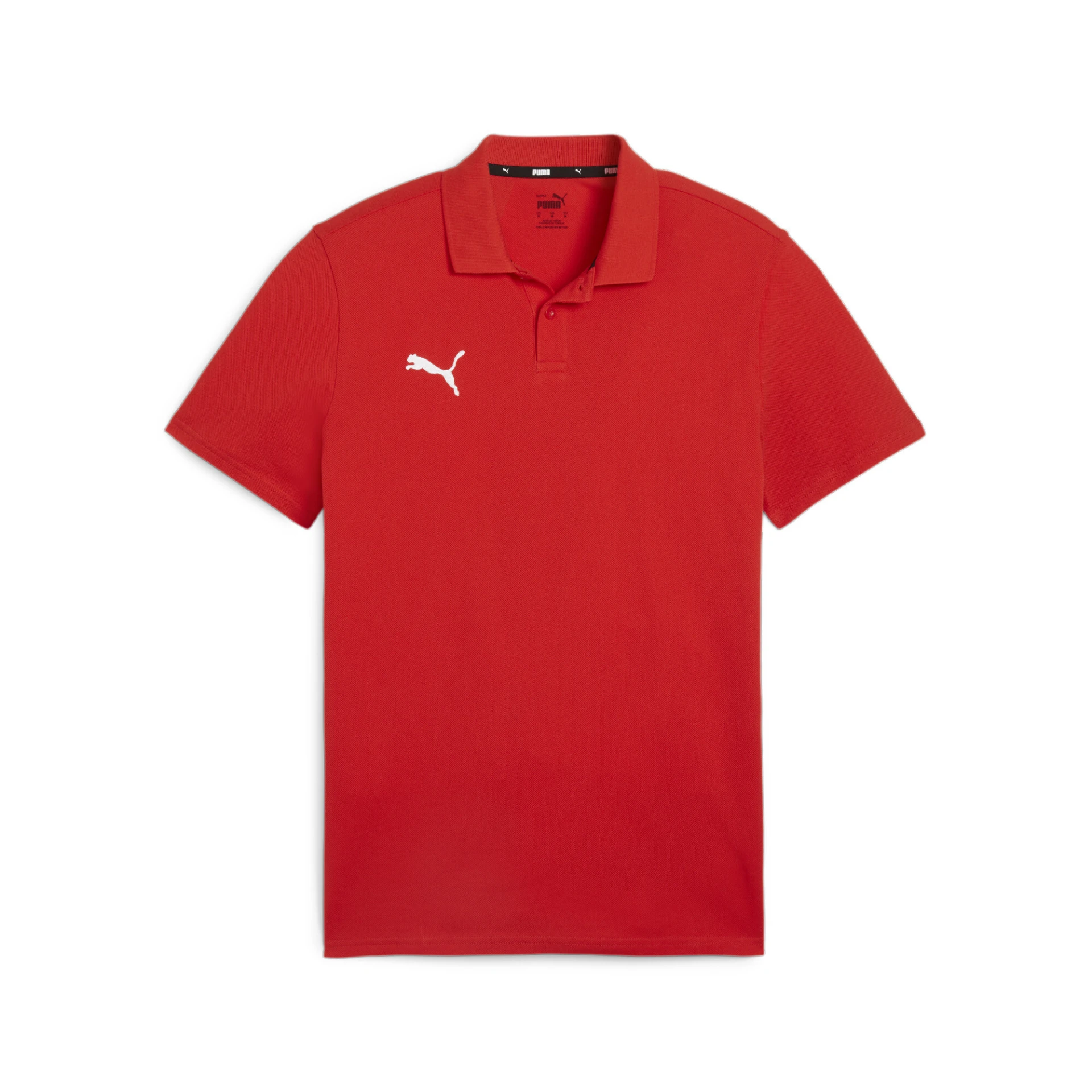 PUMA teamGOAL_Casuals_Polo 658605 001 PUMA Red-PUMA White