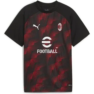 PUMA Kinder_Fantrikot_ACM_Prematch_SS_Jersey_Jr 774028 001 PUMA BLACK-FOR ALL TIME RE