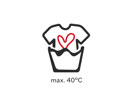 All4Team Waschanleitung: maximal auf 40 Grad waschen All4Team Waschanleitung: maximal auf 40 Grad waschen