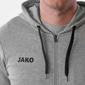 JAKO Herren_Kapuzenjacke_Base A4T023HR6865 41 hellgrau meliert