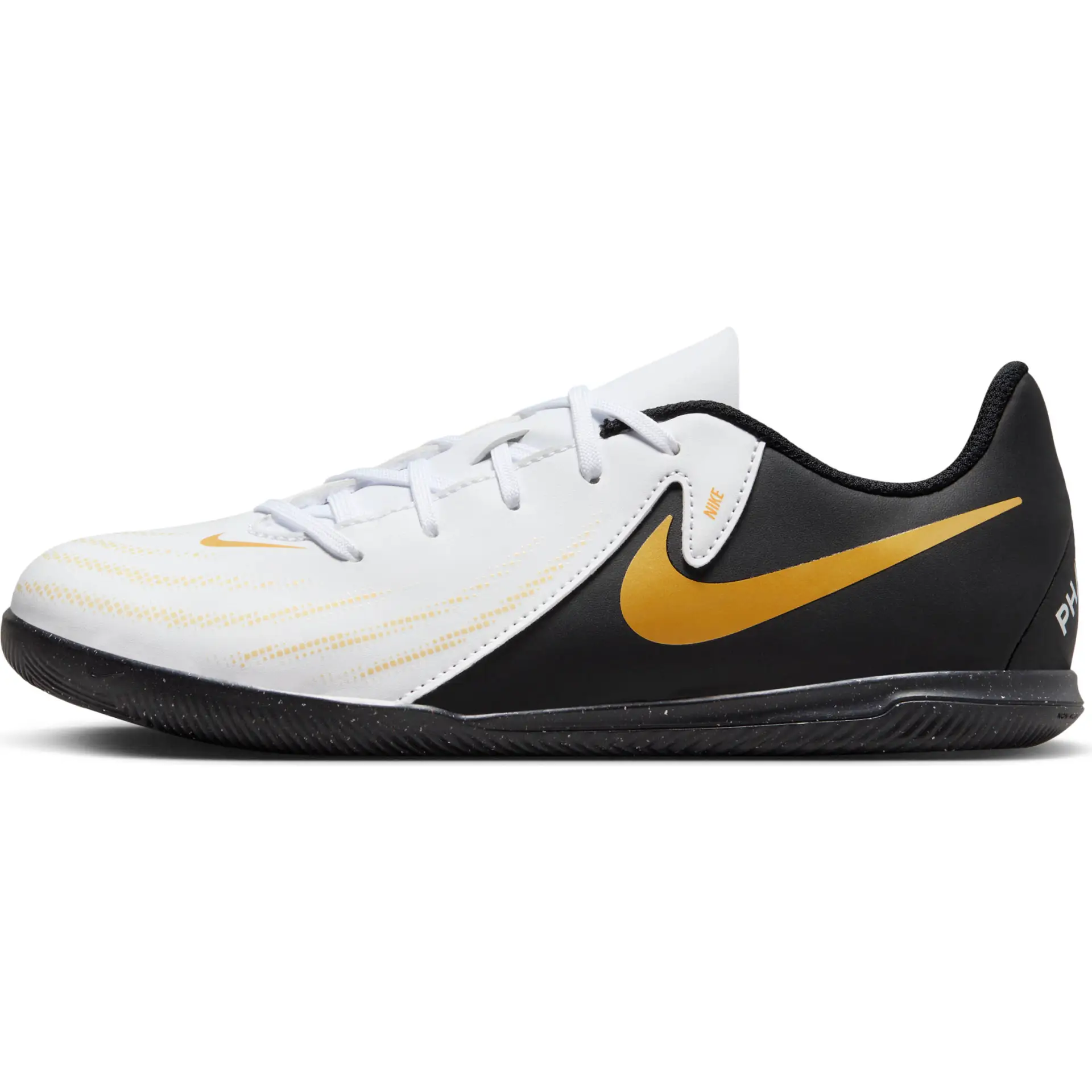 NIKE JR_PHANTOM_GX_II_CLUB_IC FJ2606 100 WHITE/BLACK-MTLC GOLD COIN