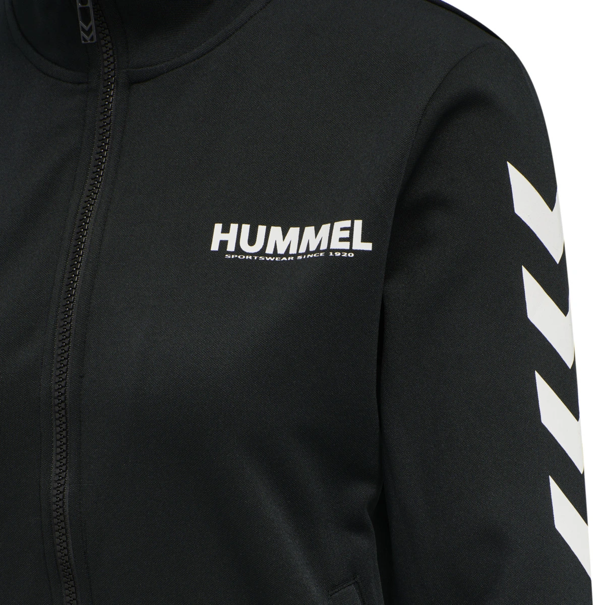 HUMMEL Damen_Unterjacke_hmlLEGACY_POLY_WOMAN_ZIP_JACKET 212696 2001 BLACK