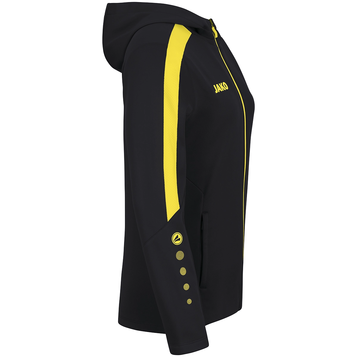 JAKO Kapuzenjacke_Power 6823D 803 schwarz/citro