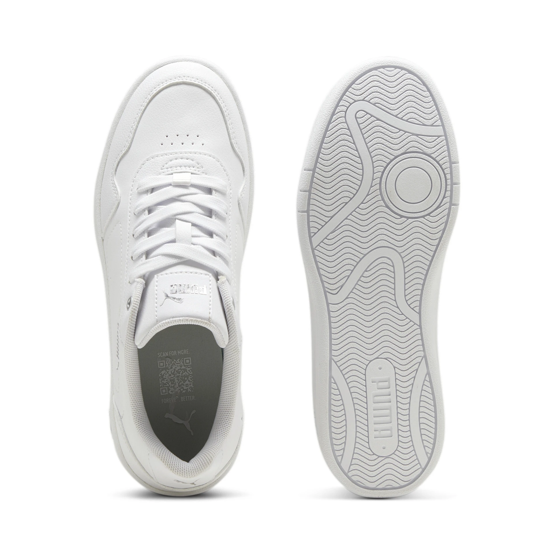 PUMA Court_Classy 395021 001 PUMA WHITE-PUMA SILVER