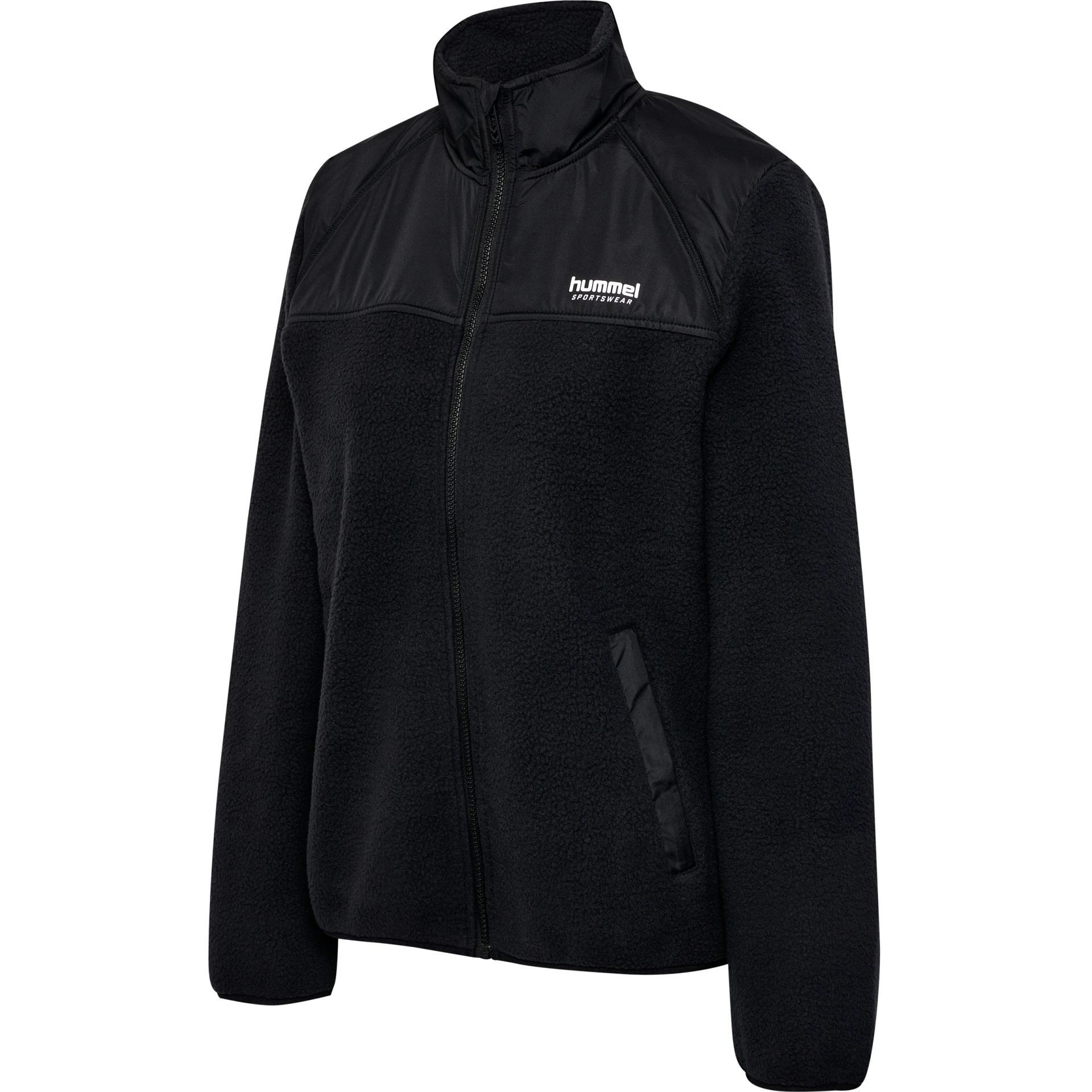 HUMMEL hmlLGC_MALIKAT_FLEECE_JACKET 221422 2001 BLACK