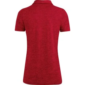 JAKO Damen_Polo_Premium_Basics A4T023DA6329D 01 rot meliert