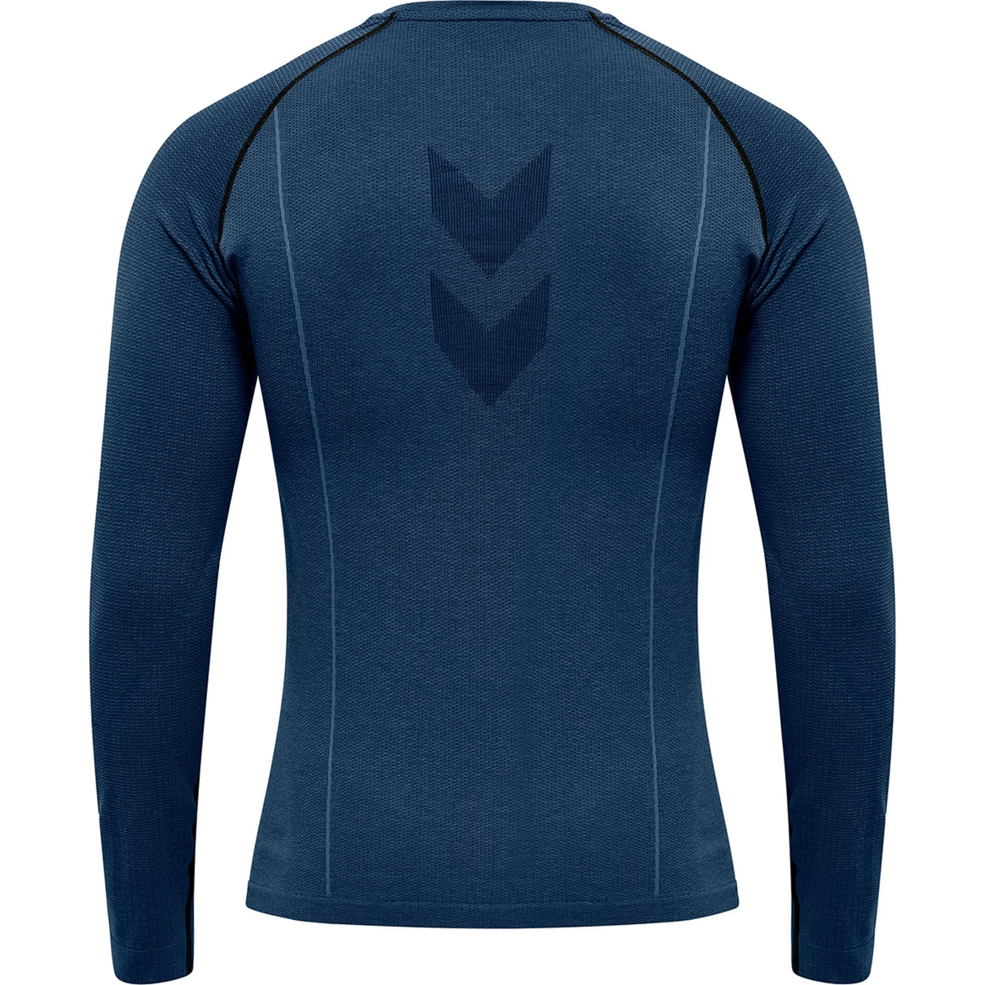 HUMMEL Herren_Shirt_hmlTE_MIKE_SEAMLESS_T_SHIRT_L_S 213759 7957 INSIGNIA BLUE/BLACK MELAN