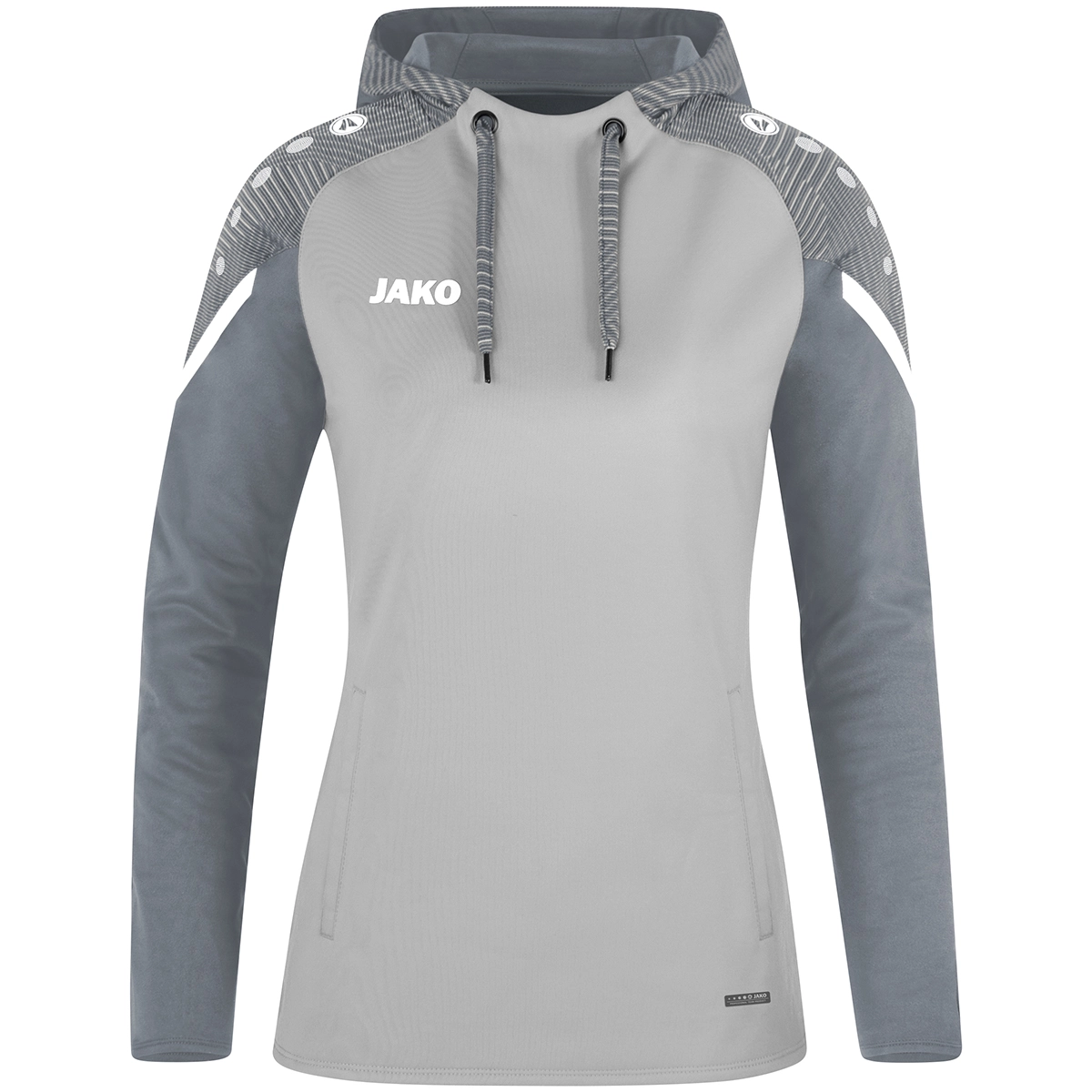 JAKO Kapuzensweat_Performance JAKO Kapuzensweat_Performance A4T011#VK#6722 845 soft grey/steingrau