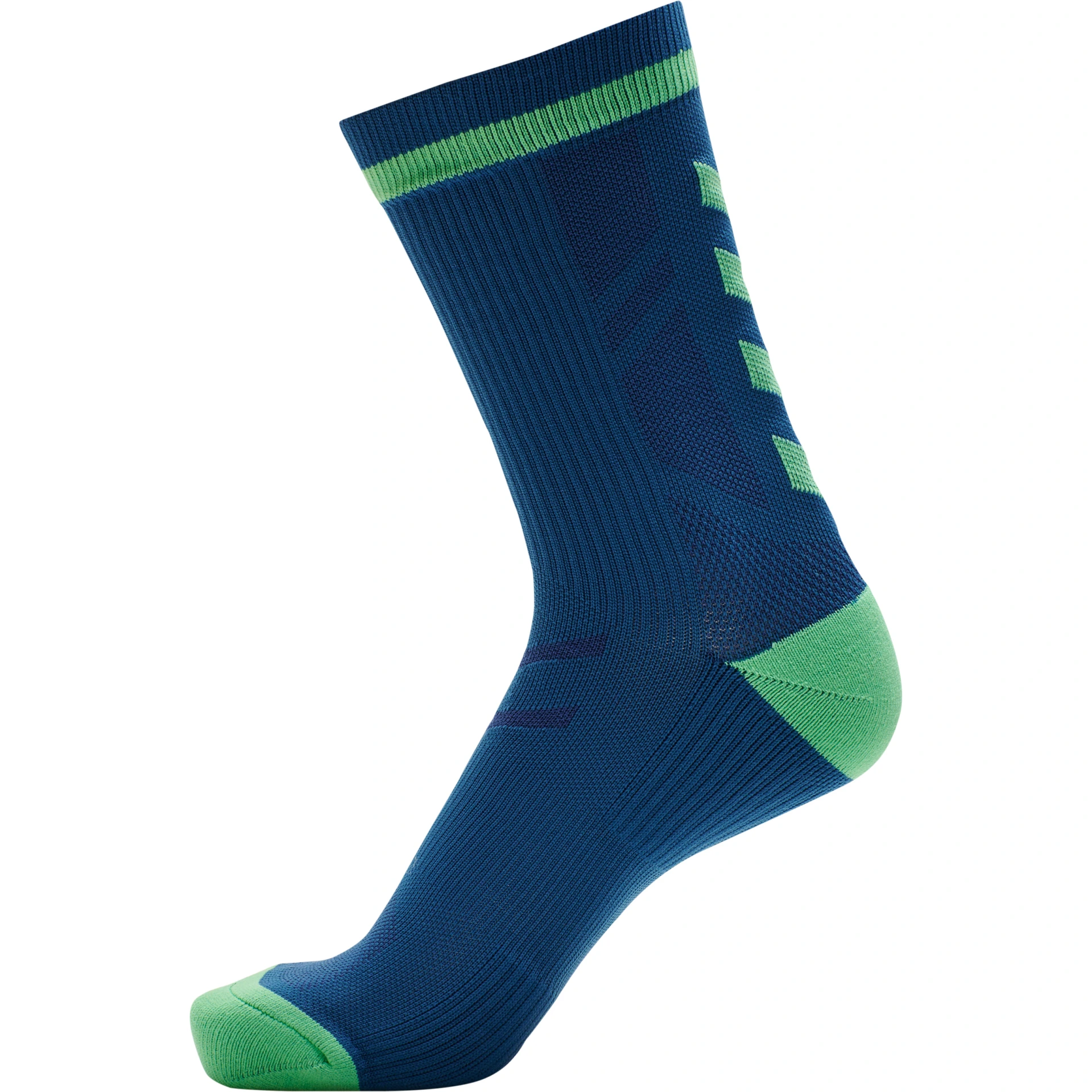HUMMEL ELITE_INDOOR_SOCK_LOW_PA 211149 6011 GREEN ASH/BLUE CORAL