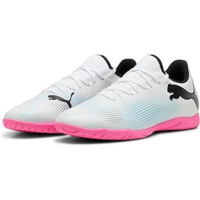 PUMA Herren_Fussball_Hallenschuhe_FUTURE_7_PLAY_IT 107727 001 PUMA WHITE-PUMA BLACK-POIS