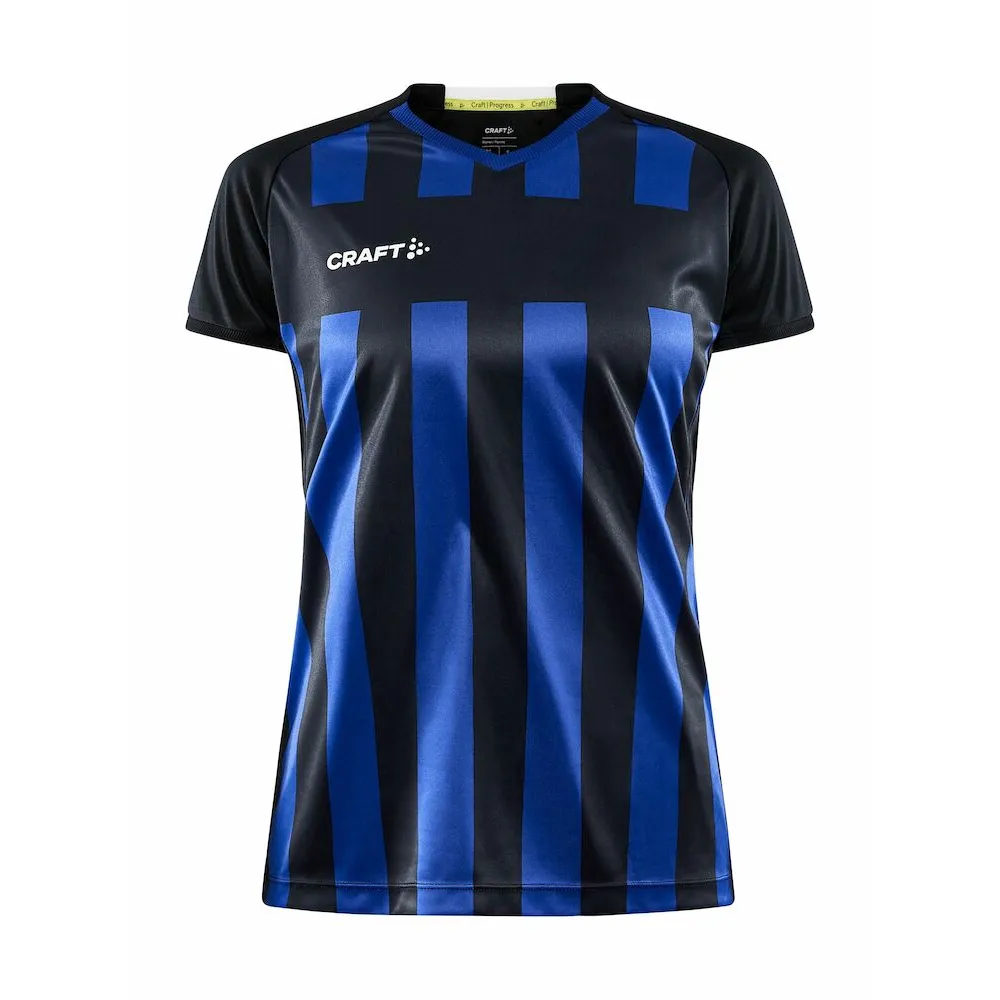 CRAFT Progress_20_Stripe_Jersey_W 1910176 999346 BLACK/CLUB COBOLT