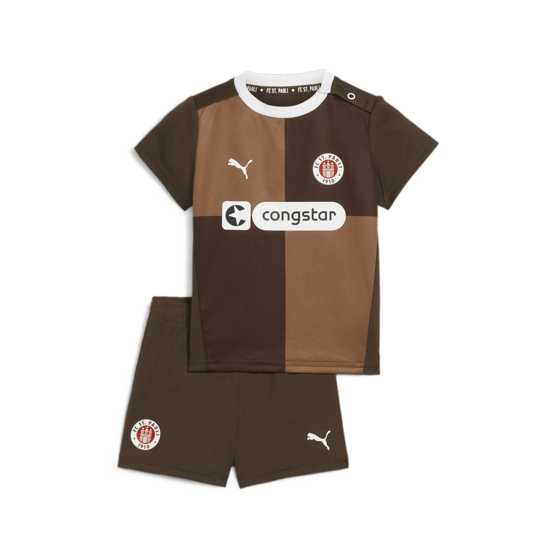PUMA FCSP_Home_Babykit 778649 001 ESPRESSO BROWN-PUMA WHITE
