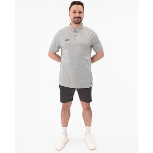 JAKO Herren_Polo_Premium_Basics A4T023HR6329 40 hellgrau meliert