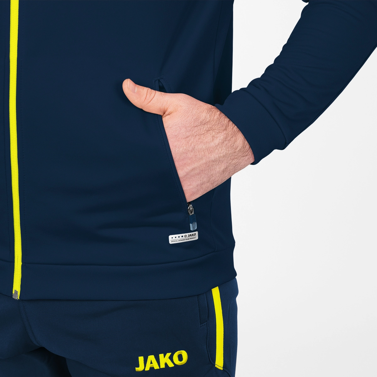 JAKO Herren_Polyesterjacke_Champ_20 9320 93 marine/darkblue/neongelb