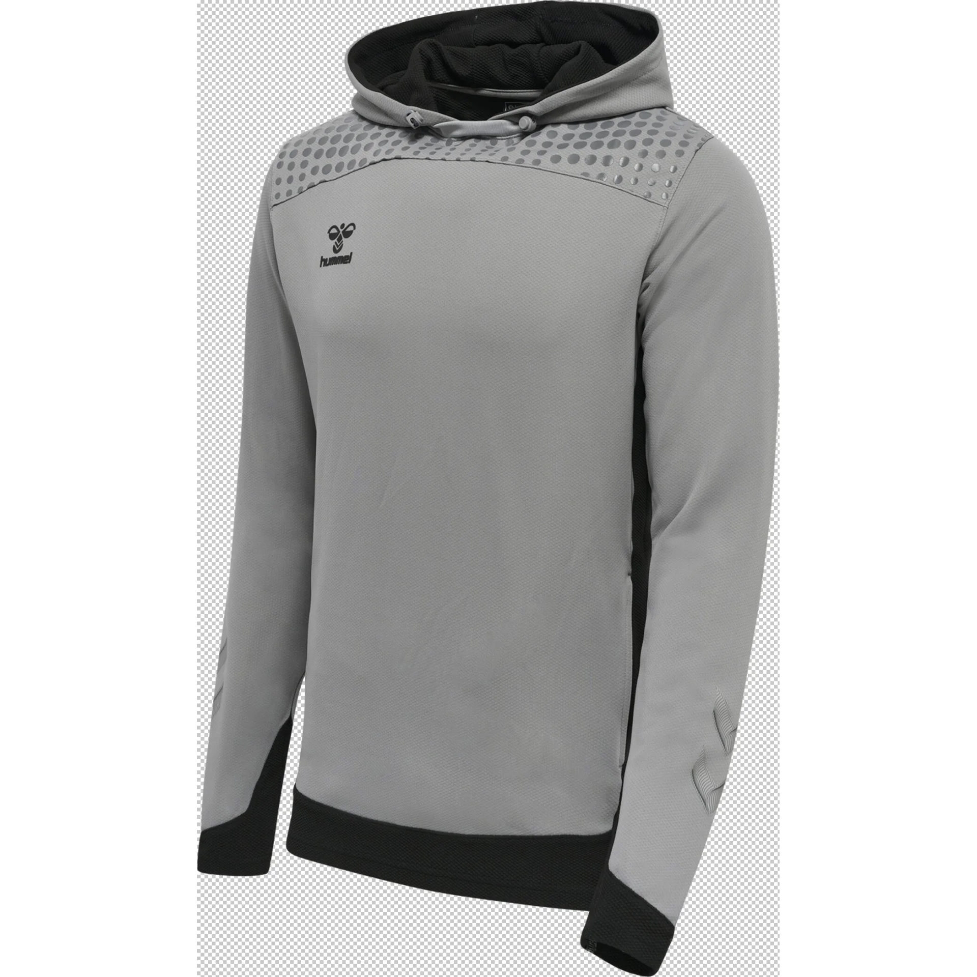 HUMMEL Herren_Kapuzensweat_hmlLEAD_POLY 207409 2006 GREY MELANGE