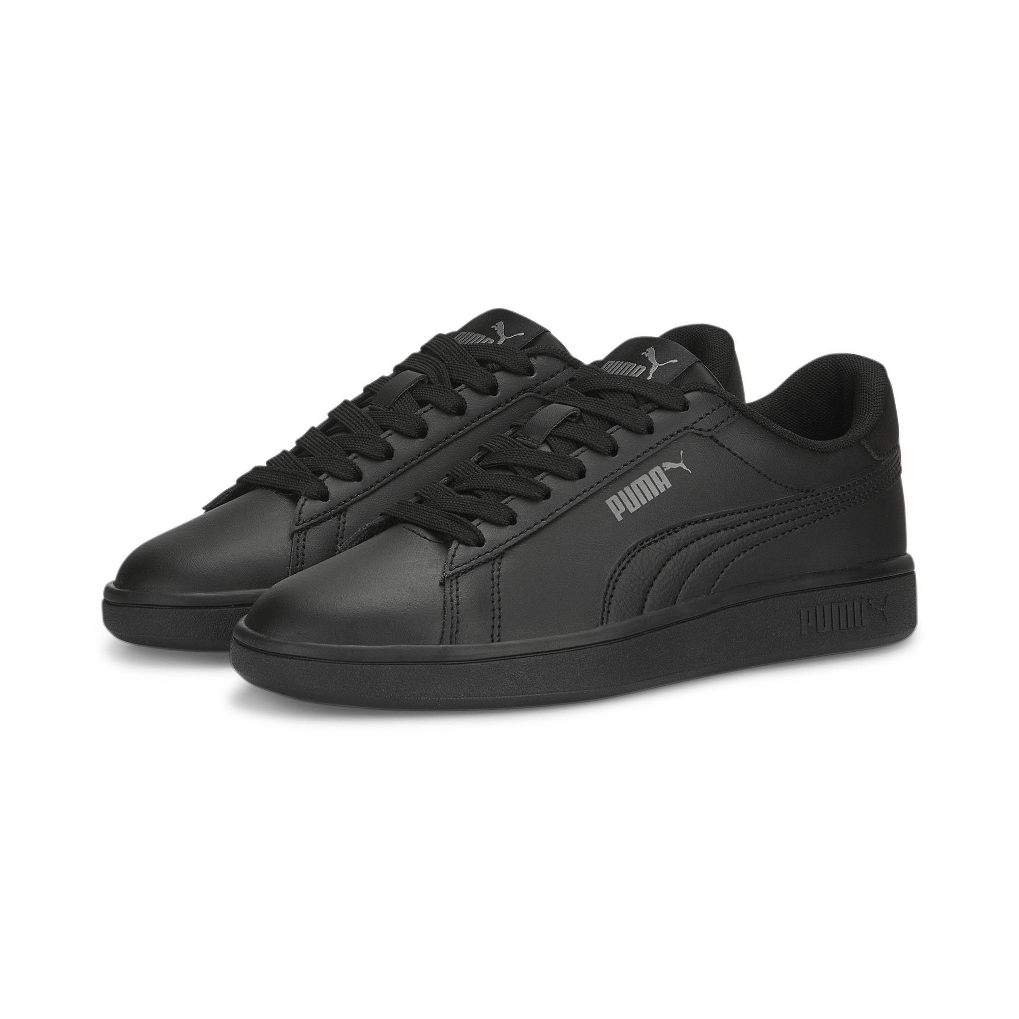 PUMA Puma_Smash_30_L_Jr 392031 001 PUMA BLACK-SHADOW GRAY