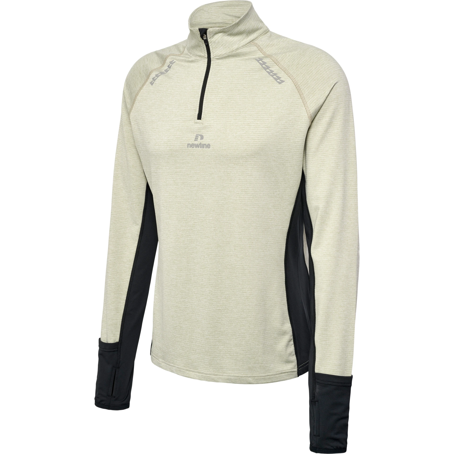 NEWLINE nwlMESA_1_2_ZIP_L_S_MEN___AGATE_GREY_MELANGE___M 510305 2194 AGATE GREY MELANGE