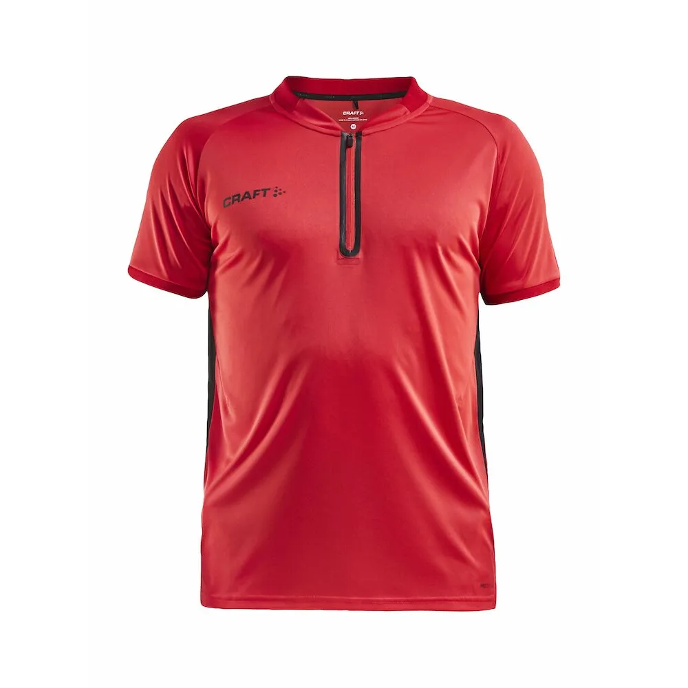 CRAFT PRO_Control_Impact_Polo_M 1908225 430999 BRIGHT RED-BLACK