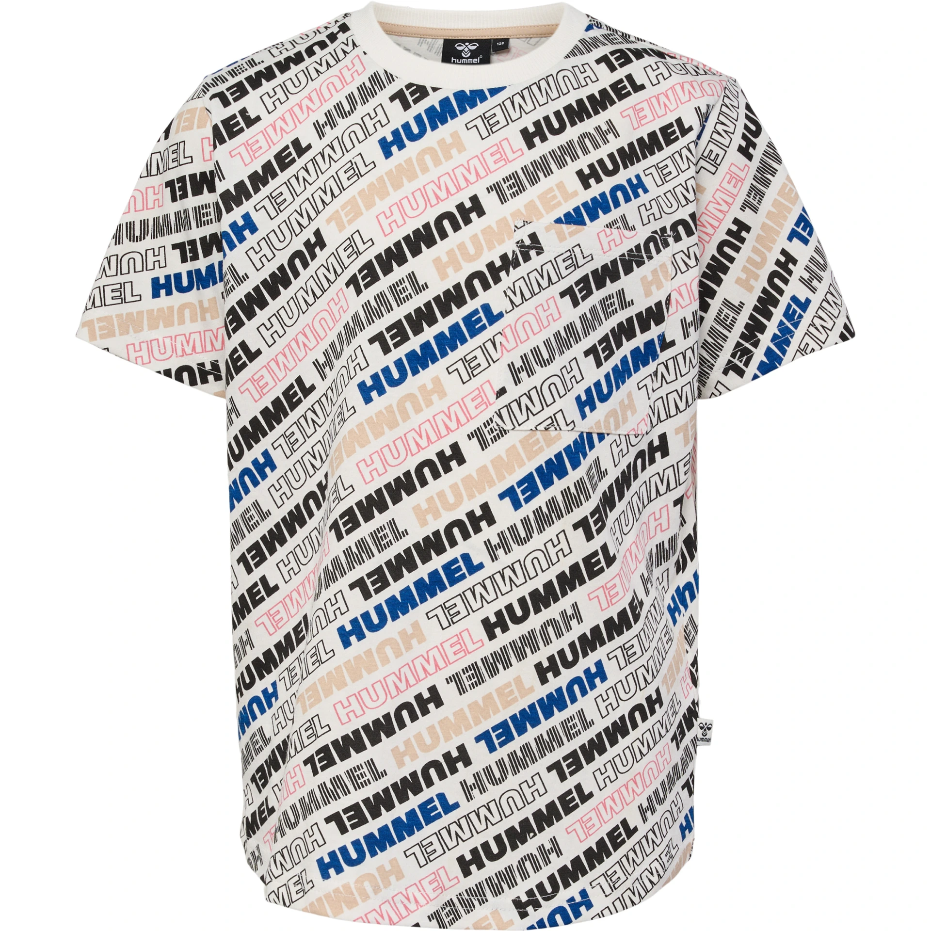 HUMMEL hmlCALEB_T_SHIRT_S_S___MARSHMALLOW___140 217623 9806 MARSHMALLOW