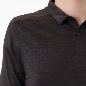 JAKO Herren_Polo_Premium_Basics A4T023HR6329 21 anthrazit meliert