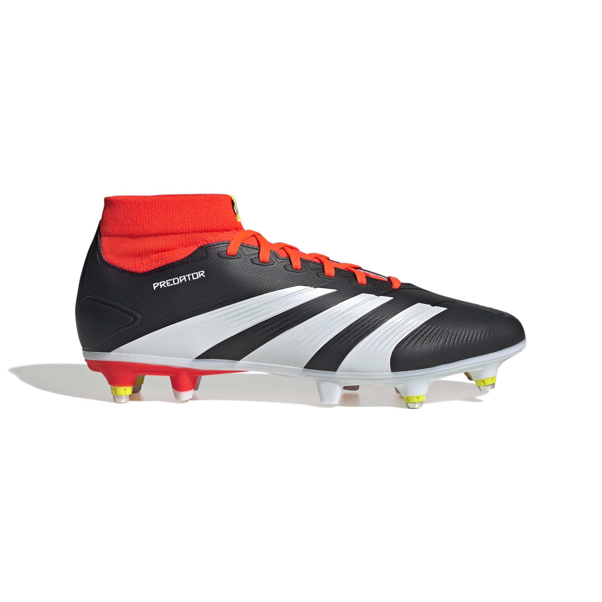 ADIDAS PREDATOR_LEAGUE_SOCK_SG IG7741 000 CBLACK/FTWWHT/SOLRED