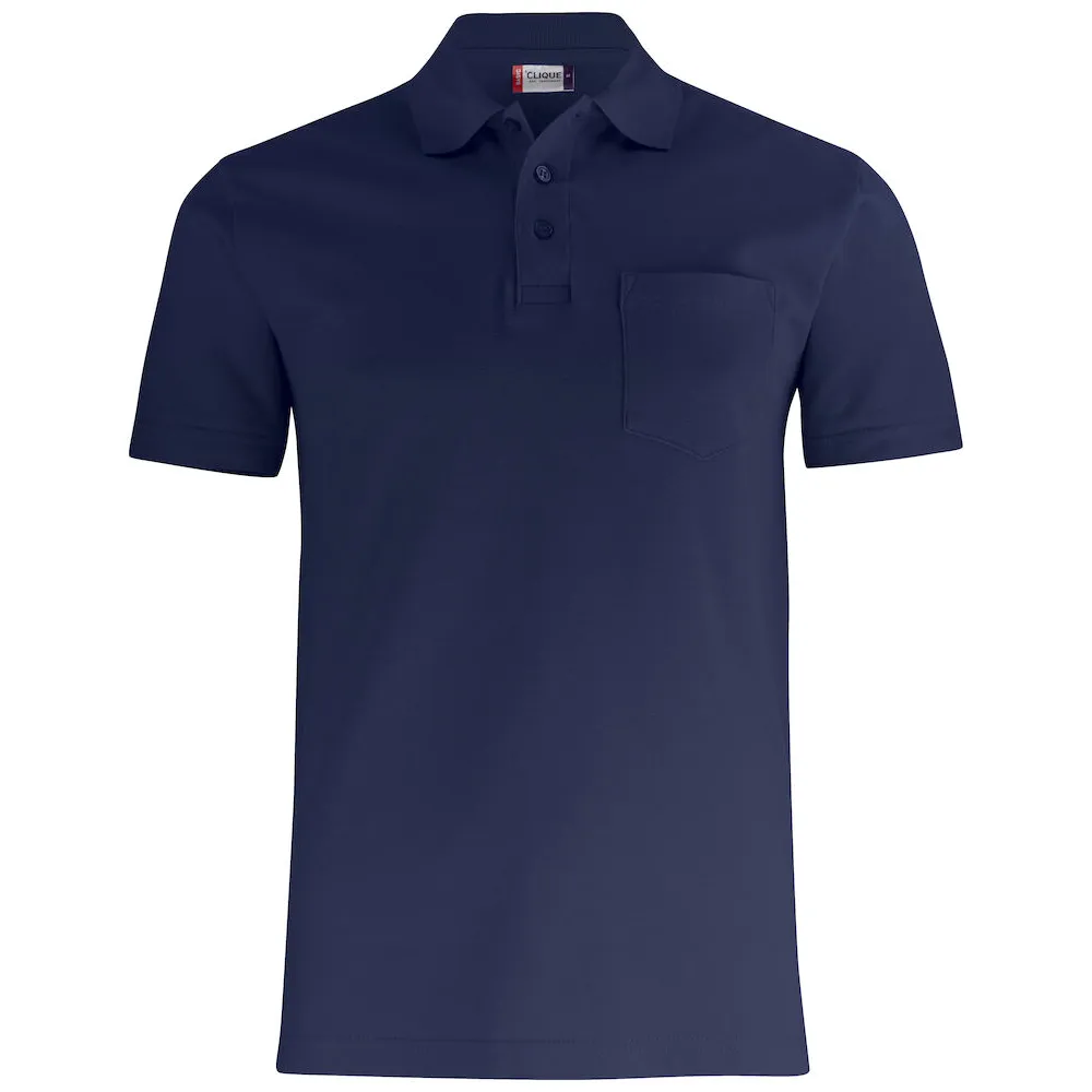 CLIQUE Basic_Polo_Pocket 028255 580 dunkelblau