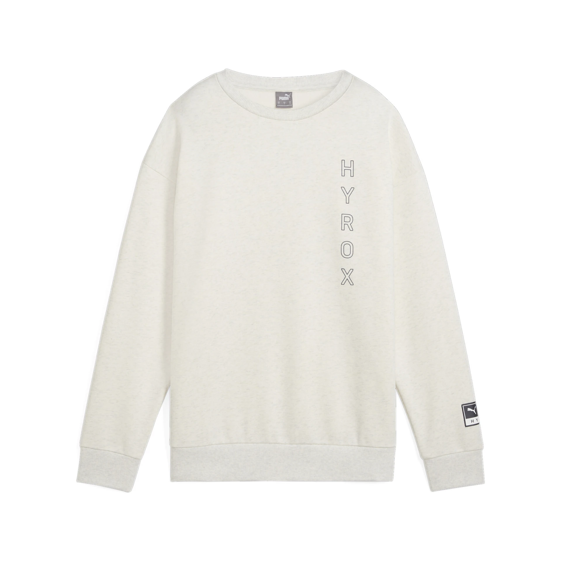 PUMA HYROX_x__Graphic_Crew_FL 685874 005 PUMA WHITE HEATHER