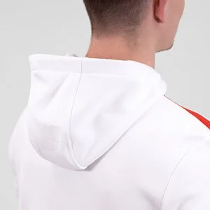 JAKO Herren_Kapuzensweat_Kapuzenjacke_Power A4T023HR6823 004 weiß/rot