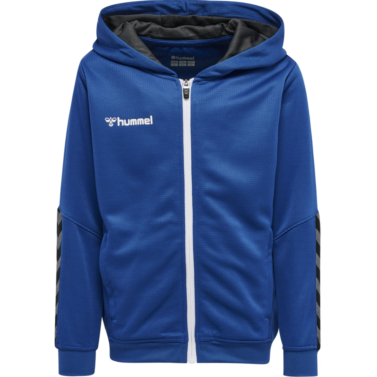 HUMMEL Fussball___Teamsport_Textil___Sweatshirts_Authentic_Poly_Kapuzenjacke_Kids 204938 7045 TRUE BLUE