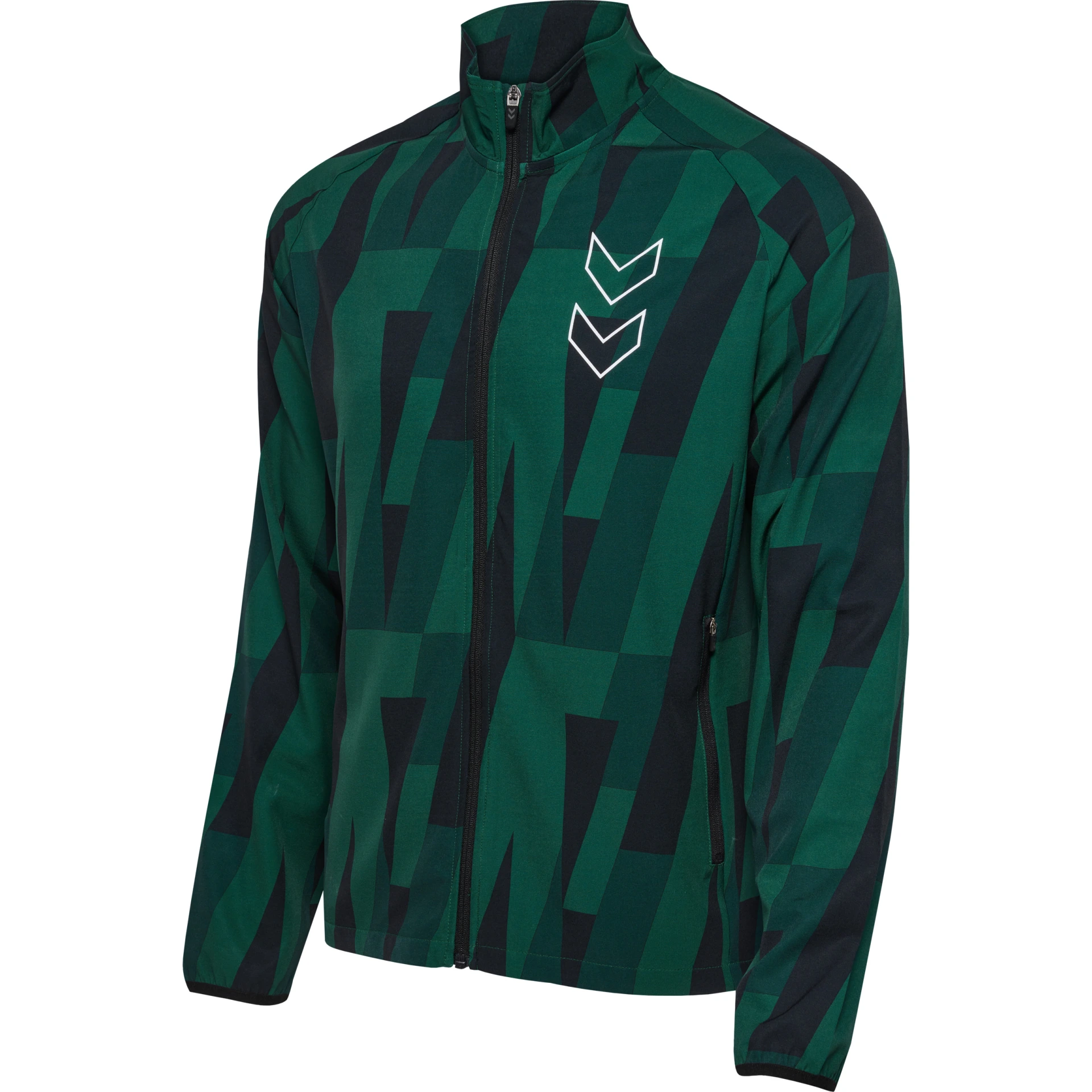 HUMMEL hmlCOURT_AOP_JACKET 226922 6614 RAIN FOREST