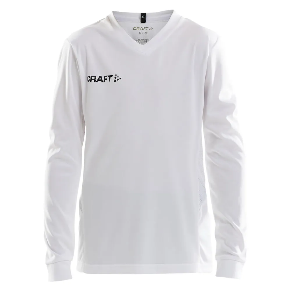 CRAFT Squad_Jersey_Solid_LS_Jr 1906886 1900 WHITE