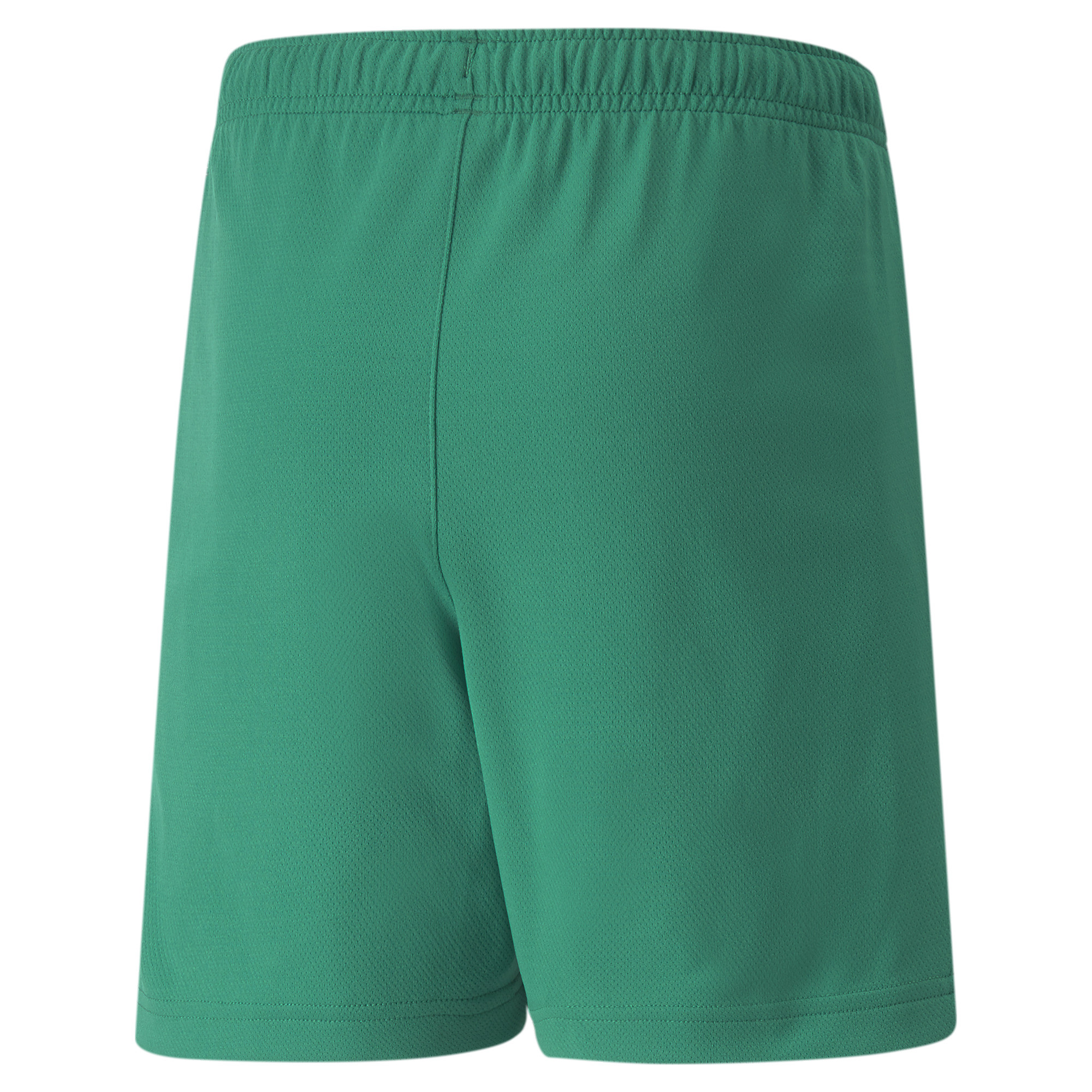 PUMA teamRISE_Short_Jr 704943 005 PEPPER GREEN-PUMA WHITE