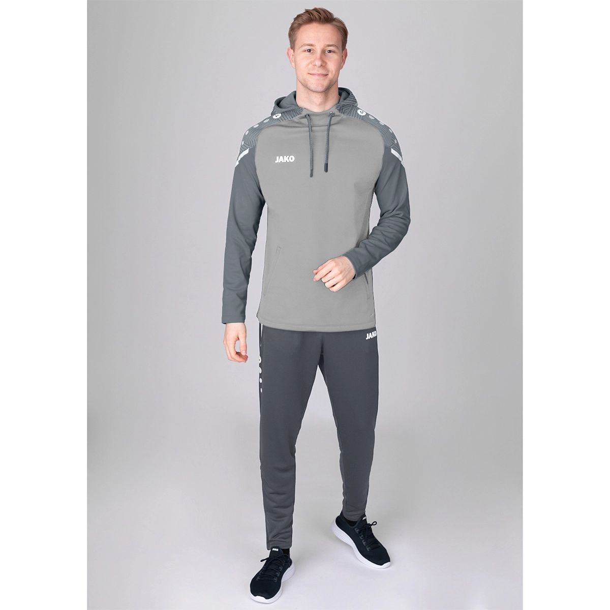 JAKO Kapuzensweat_Performance 6722K 845 soft grey/steingrau