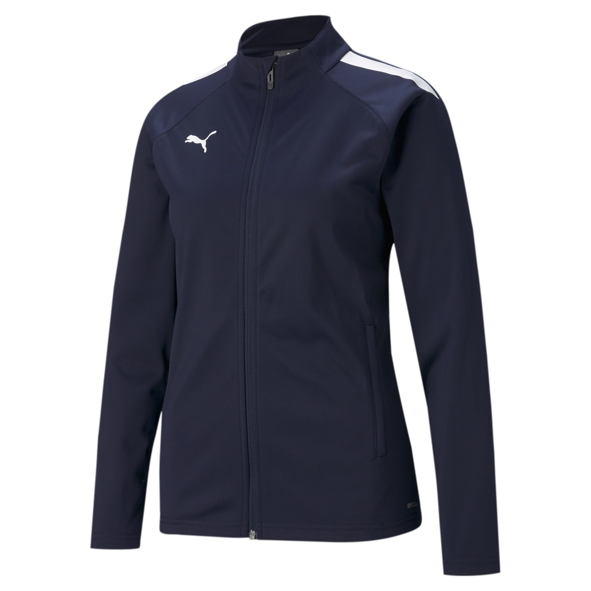 PUMA teamLIGA_Training_Jacket_W 657252 006 PEACOAT-PUMA WHITE