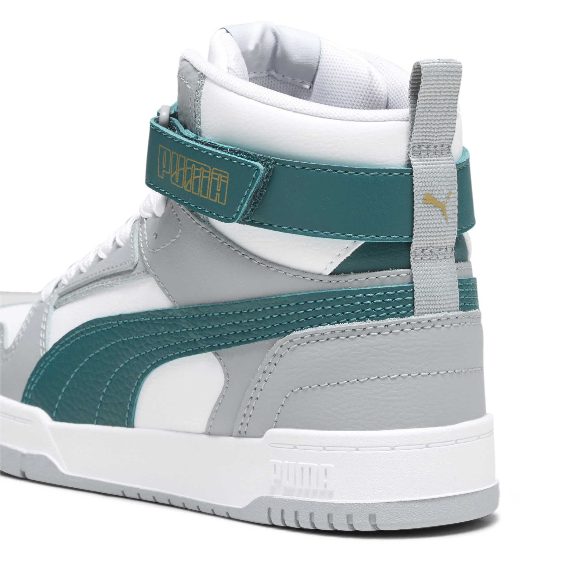 PUMA RBD_Game_Jr 386172 007 PUMA WHITE-MALACHITE-COOL 