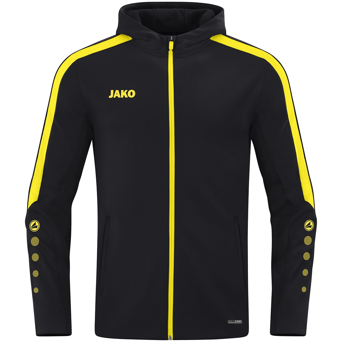 JAKO Kapuzenjacke_Power 6823D 803 schwarz/citro