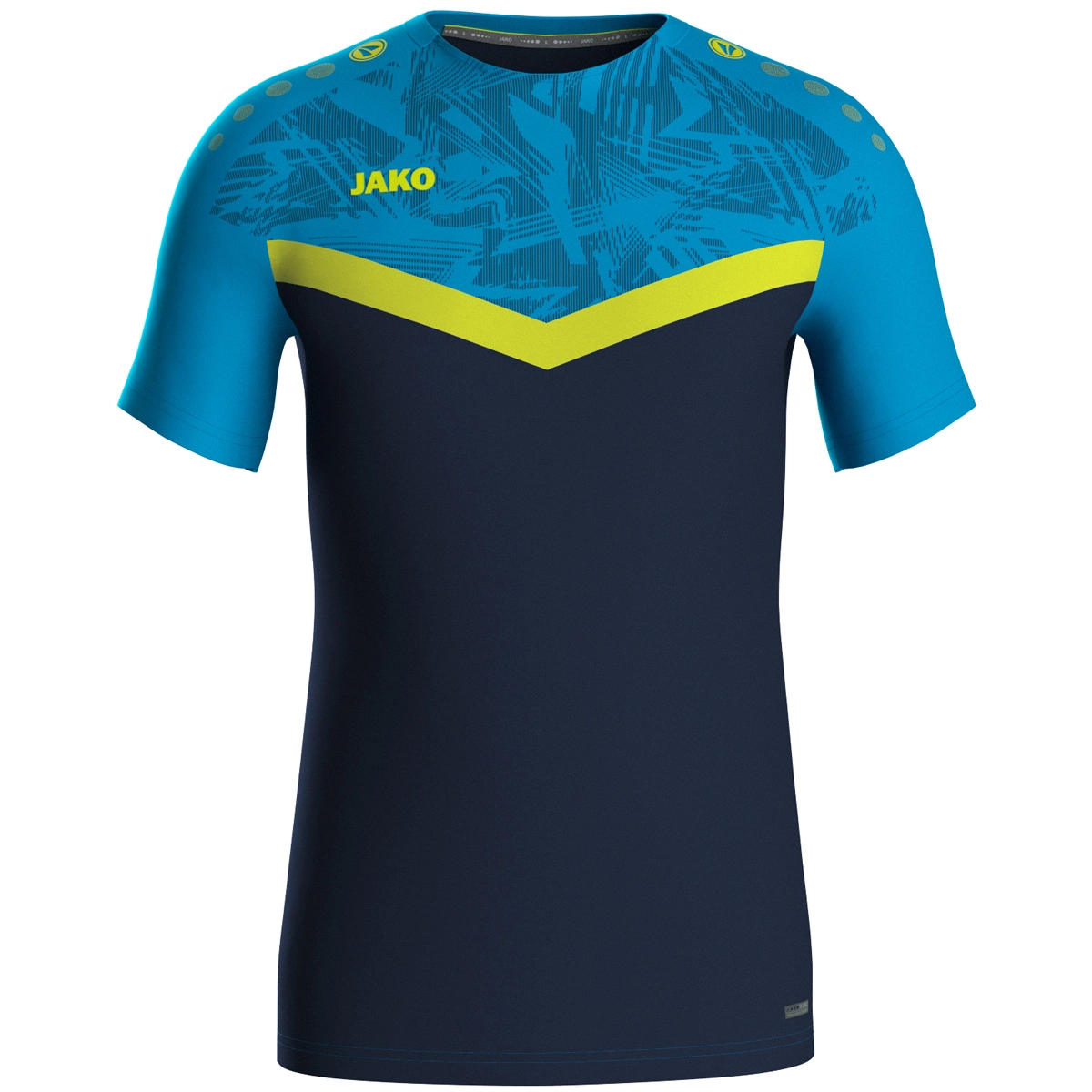JAKO T_Shirt_Iconic 6124K 914 marine/JAKO blau/neongelb