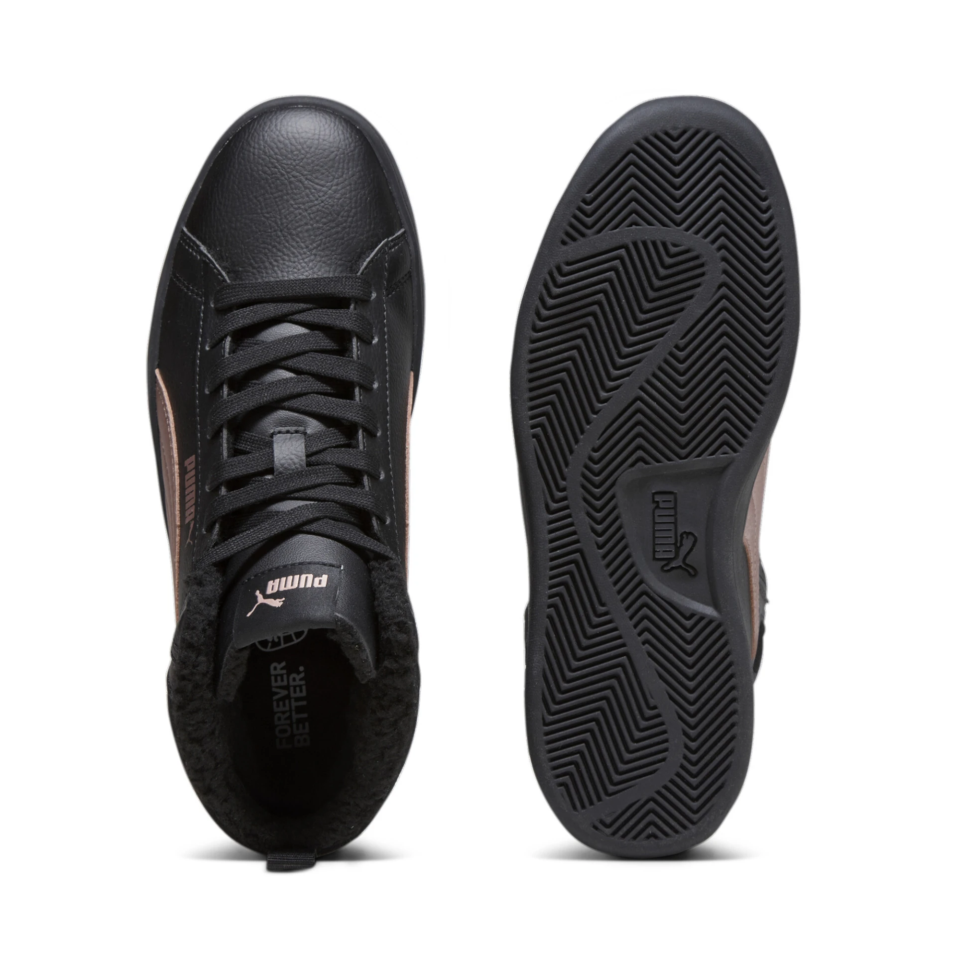 PUMA Puma_Smash_30_Mid_WTR 392335 005 PUMA BLACK-ROSE GOLD
