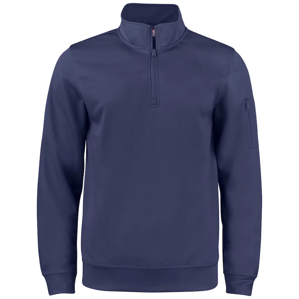 CLIQUE Basic_Active_Half_Zip 021013 580 dunkelblau