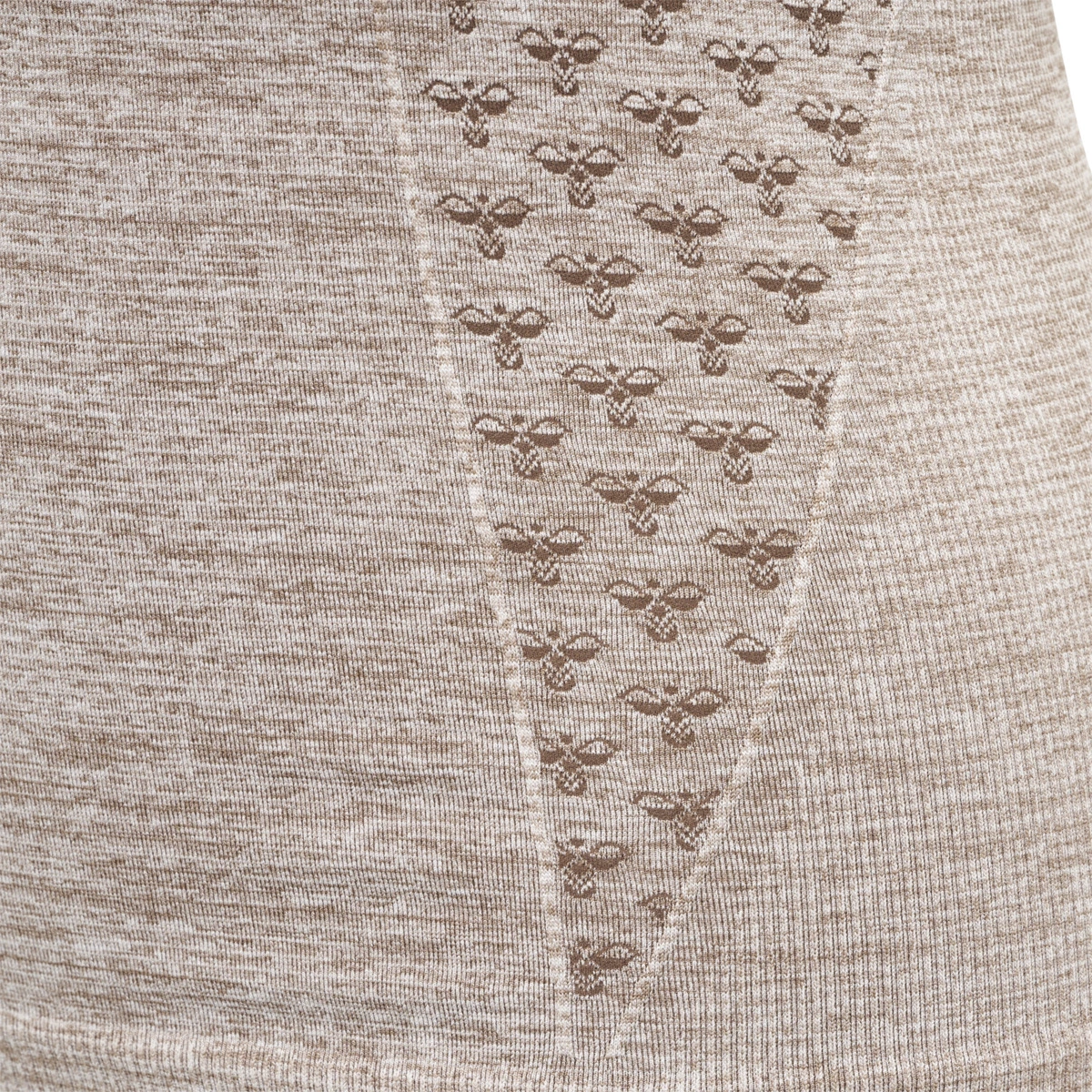 HUMMEL hmlCI_SEAMLESS_TOP 210495 1453 DRIFTWOOD MELANGE