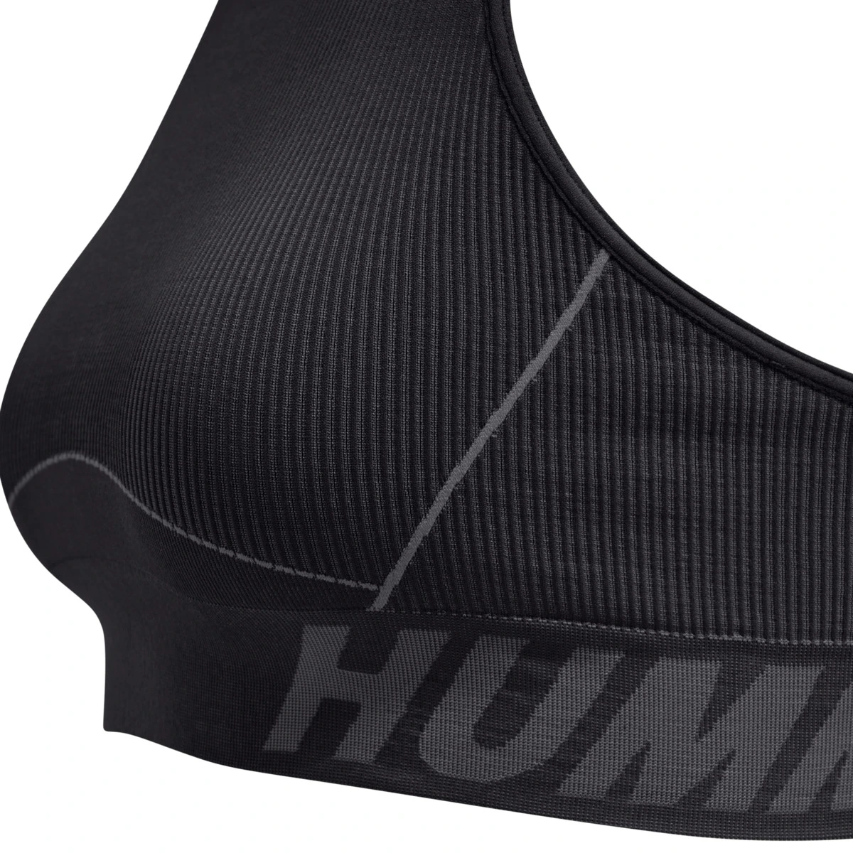 HUMMEL HUMMEL_Damen_BH_hmlTE_CHRISTEL_SEAMLESS_SPORTS_TOP 213753 1038 BLACK/ASPHALT MELANGE