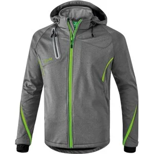 ERIMA Herren_Softshelljacke_Function A4T009AH9060710 812032 grey melange/green geck